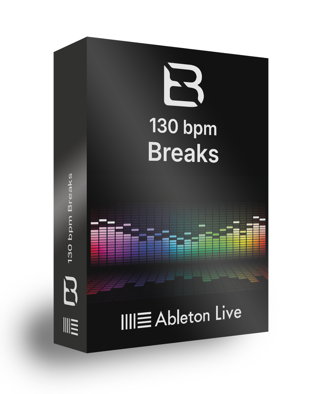 Ableton Live 130 bpm Breaks product packaging on a white background