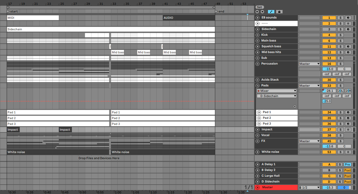 130 bpm Tech Trance for Sylenth and Ableton screenshot